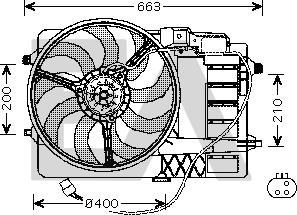 EACLIMA 33V07013 - Ventola, Raffreddamento motore autozon.pro