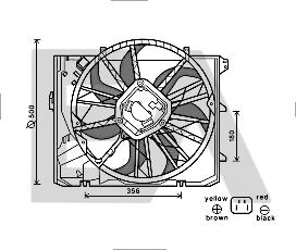 EACLIMA 33V07021 - Ventola, Raffreddamento motore autozon.pro