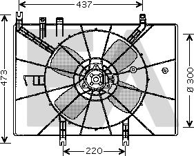 EACLIMA 33V19004 - Ventola, Raffreddamento motore autozon.pro