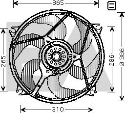 EACLIMA 33V10014 - Ventola, Raffreddamento motore autozon.pro