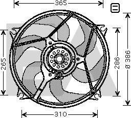 EACLIMA 33V10016 - Ventola, Raffreddamento motore autozon.pro