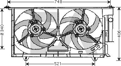 EACLIMA 33V10010 - Ventola, Raffreddamento motore autozon.pro