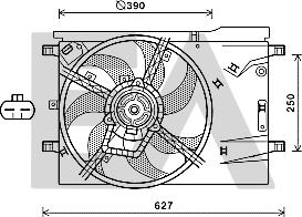 EACLIMA 33V10032 - Ventola, Raffreddamento motore autozon.pro