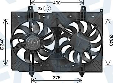 EACLIMA 33V18038 - Ventola, Raffreddamento motore autozon.pro