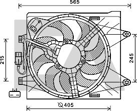 EACLIMA 33V25098 - Ventola, Raffreddamento motore autozon.pro