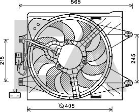 EACLIMA 33V25097 - Ventola, Raffreddamento motore autozon.pro