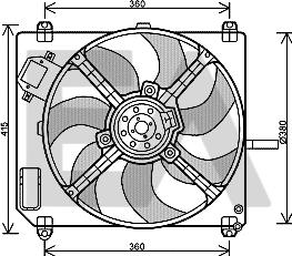 EACLIMA 33V25047 - Ventola, Raffreddamento motore autozon.pro