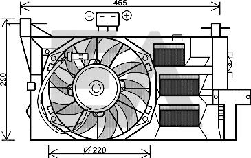 EACLIMA 33V25058 - Ventola, Raffreddamento motore autozon.pro