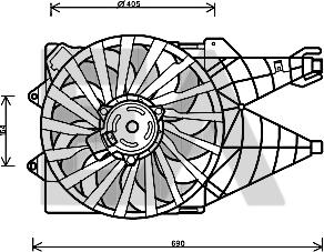 EACLIMA 33V25057 - Ventola, Raffreddamento motore autozon.pro