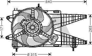 EACLIMA 33V25032 - Ventola, Raffreddamento motore autozon.pro