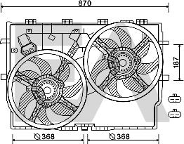 EACLIMA 33V25080 - Ventola, Raffreddamento motore autozon.pro