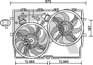 EACLIMA 33V25082 - Ventola, Raffreddamento motore autozon.pro