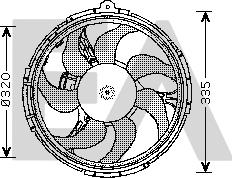 EACLIMA 33V25036 - Ventola, Raffreddamento motore autozon.pro
