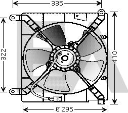 EACLIMA 33V20003 - Ventola, Raffreddamento motore autozon.pro