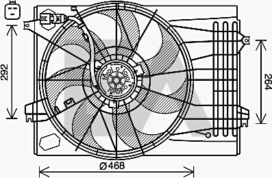 EACLIMA 33V28069 - Ventola, Raffreddamento motore autozon.pro