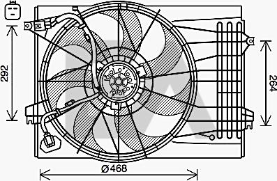 EACLIMA 33V28068 - Ventola, Raffreddamento motore autozon.pro