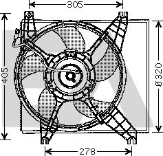 EACLIMA 33V28004 - Ventola, Raffreddamento motore autozon.pro