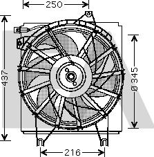 EACLIMA 33V28003 - Ventola, Raffreddamento motore autozon.pro