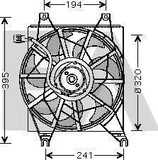 EACLIMA 33V28002 - Ventola, Raffreddamento motore autozon.pro