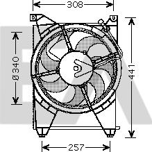 EACLIMA 33V28014 - Ventola, Raffreddamento motore autozon.pro