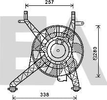 EACLIMA 33V22047 - Ventola, Raffreddamento motore autozon.pro
