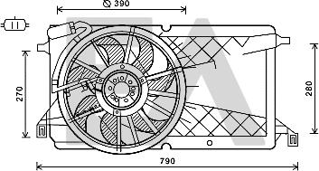 EACLIMA 33V22055 - Ventola, Raffreddamento motore autozon.pro