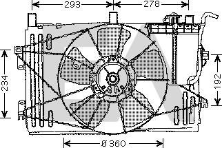 EACLIMA 33V71005 - Ventola, Raffreddamento motore autozon.pro