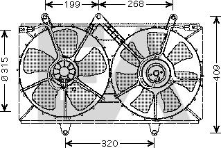 EACLIMA 33V71016 - Ventola, Raffreddamento motore autozon.pro