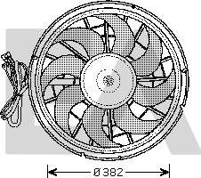 EACLIMA 33V78005 - Ventola, Raffreddamento motore autozon.pro