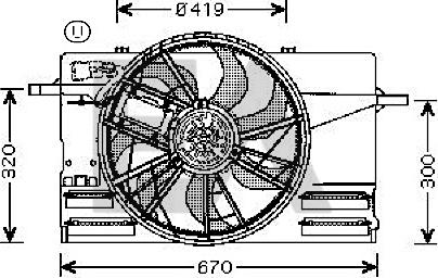 EACLIMA 33V78006 - Ventola, Raffreddamento motore autozon.pro