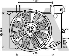 EACLIMA 33V78007 - Ventola, Raffreddamento motore autozon.pro