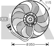 EACLIMA 33V77017 - Ventola, Raffreddamento motore autozon.pro