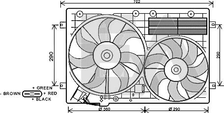 EACLIMA 33V77025 - Ventola, Raffreddamento motore autozon.pro