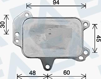 EACLIMA 37G55009 - Radiatore olio, Olio motore autozon.pro