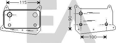 EACLIMA 37G50010 - Radiatore olio, Olio motore autozon.pro