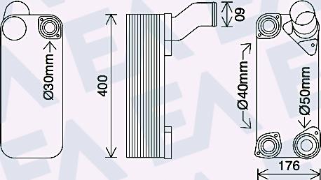 EACLIMA 37G16004 - Radiatore olio, Olio motore autozon.pro