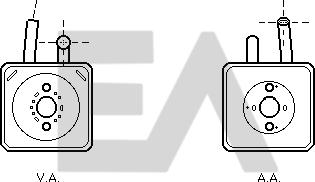 EACLIMA 37G77003 - Radiatore olio, Olio motore autozon.pro