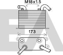 EACLIMA 37G77017 - Radiatore olio, Olio motore autozon.pro