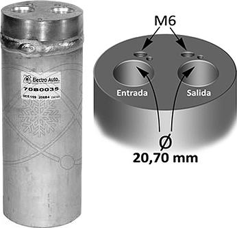 EACLIMA 70B0035 - Essiccatore, Climatizzatore autozon.pro