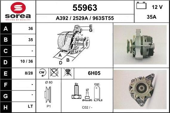 EAI 55963 - Alternatore autozon.pro