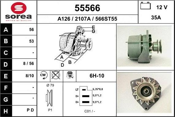 EAI 55566 - Alternatore autozon.pro