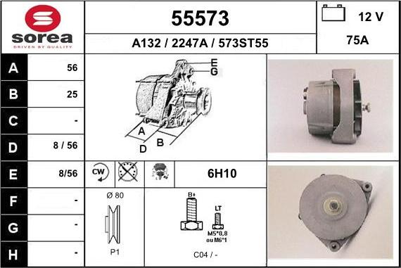 EAI 55573 - Alternatore autozon.pro