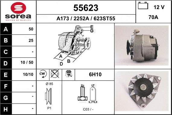 EAI 55623 - Alternatore autozon.pro