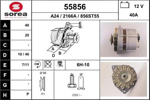 EAI 55856 - Alternatore autozon.pro