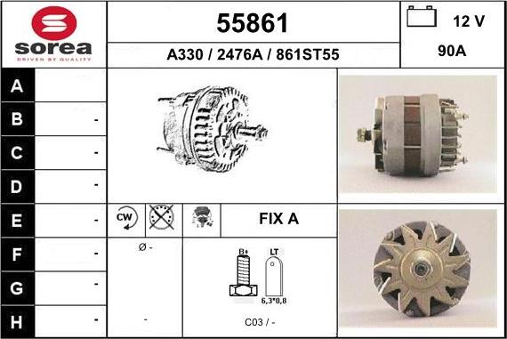 EAI 55861 - Alternatore autozon.pro