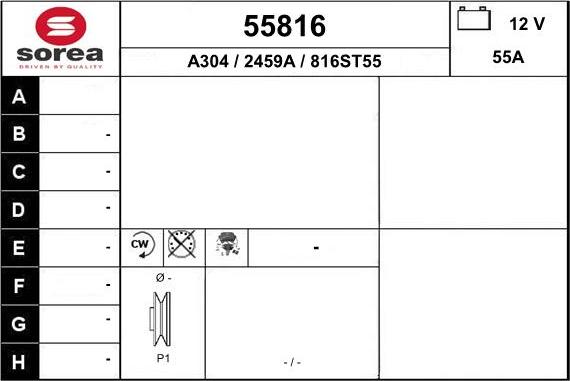 EAI 55816 - Alternatore autozon.pro