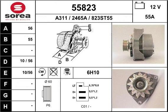 EAI 55823 - Alternatore autozon.pro