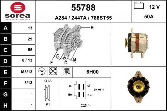 EAI 55788 - Alternatore autozon.pro