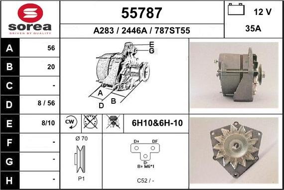 EAI 55787 - Alternatore autozon.pro