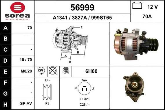 EAI 56999 - Alternatore autozon.pro